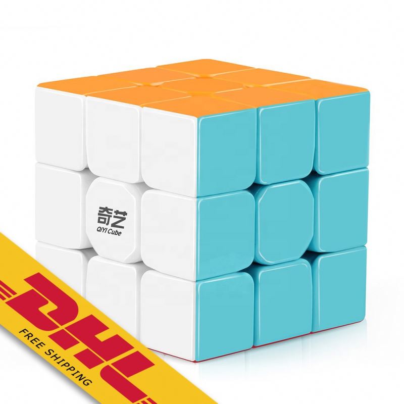Qiyi Warrior W 3x3 скоростной кубик 3x3x3 волшебный куб Пазлы игрушки легко поворачиваются и прочные игрушки для детей