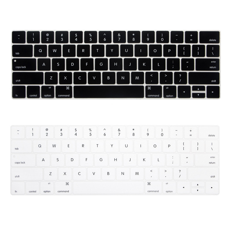 Пользовательский силиконовый чехол для клавиатуры для Macbook Pro 1706/1707 с американской версией