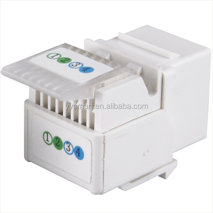 Телефонный разъем Keystone Jack RJ11 CAT3, без инструментов