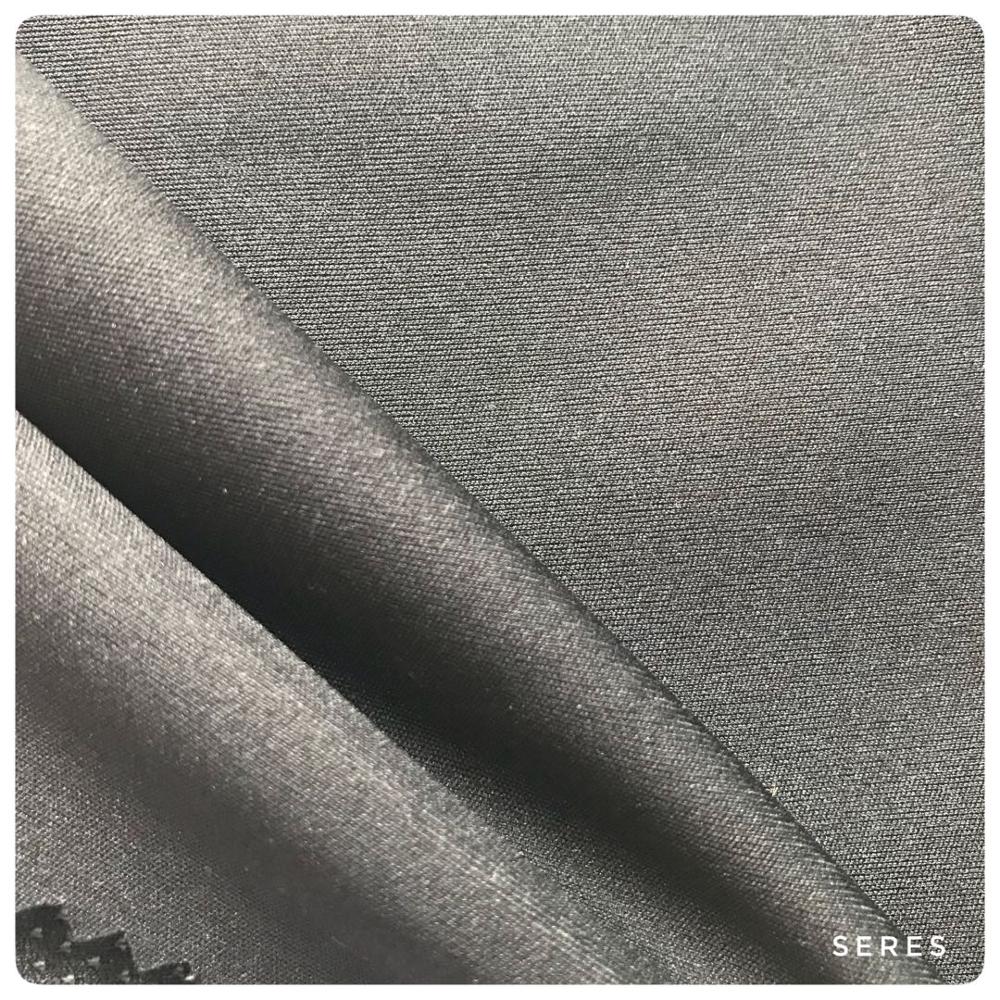 Waterproof Nylon Cotton fabric bonded TPU clear membrane with brushed knitted fabric for outdoor clothes