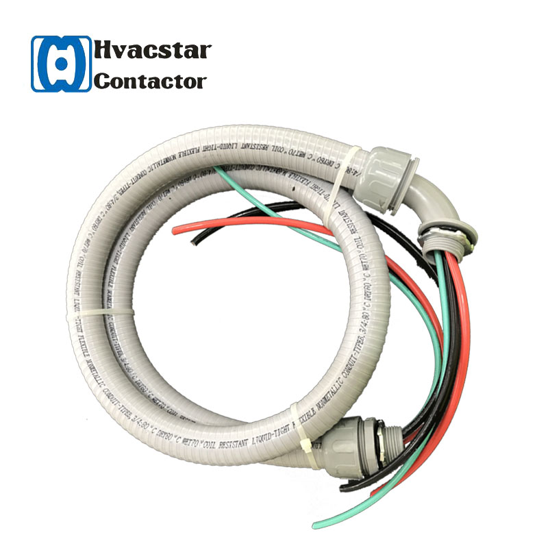 Высококачественный кнут приправы 4 фута 3/4 дюйма hvac pvc, электрическая проводка для трубопровода, электрическая медная Жидкостная плетка, электрическая