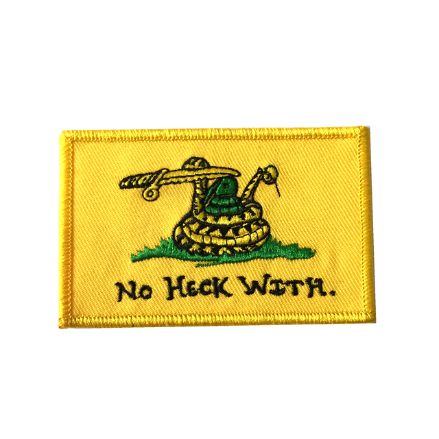 Нашивки с вышивкой на заказ, тактические нашивки Gadsden + флаг
