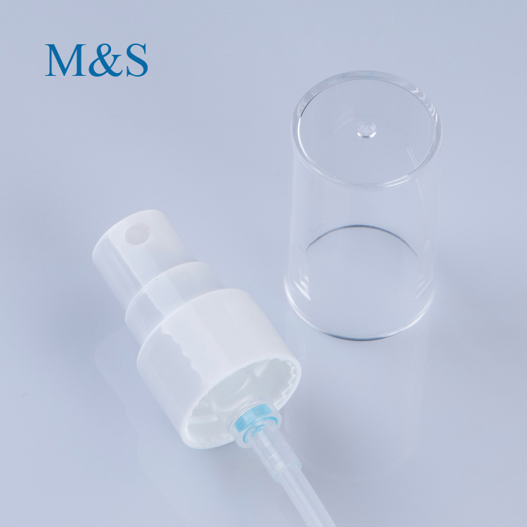 24 410 white plastic smooth fine mist sprayer with external spring