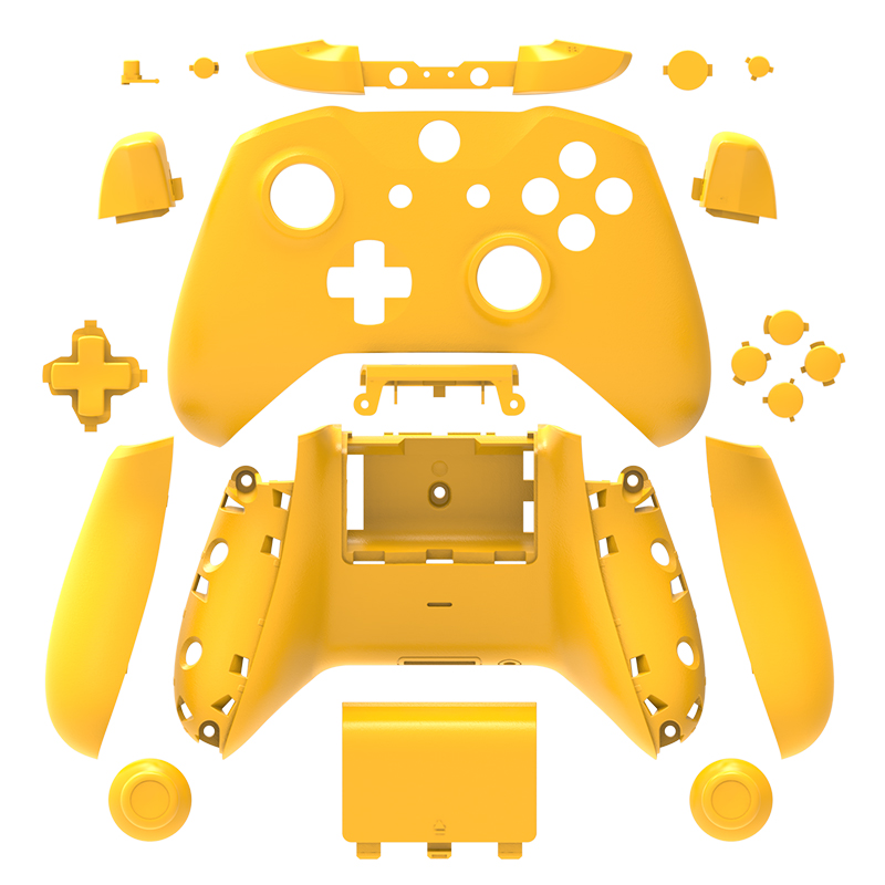 Чехлы для беспроводных контроллеров Microsoft Xbox One S, матовый белый сменный корпус с кнопками для игрового геймпада