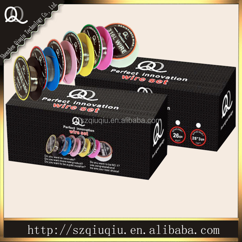 Высококачественная пружинная нагревательная катушка QQ провод 26awg + 32awg 5 м/15 футов clapton провод для DIY атомайзера RBA RDA с большим вейпом