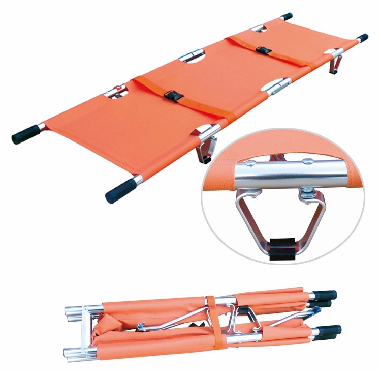 EDJ-003AB Military Foldable aluminum alloy folding stretcher cheap rescue stretcher for sale