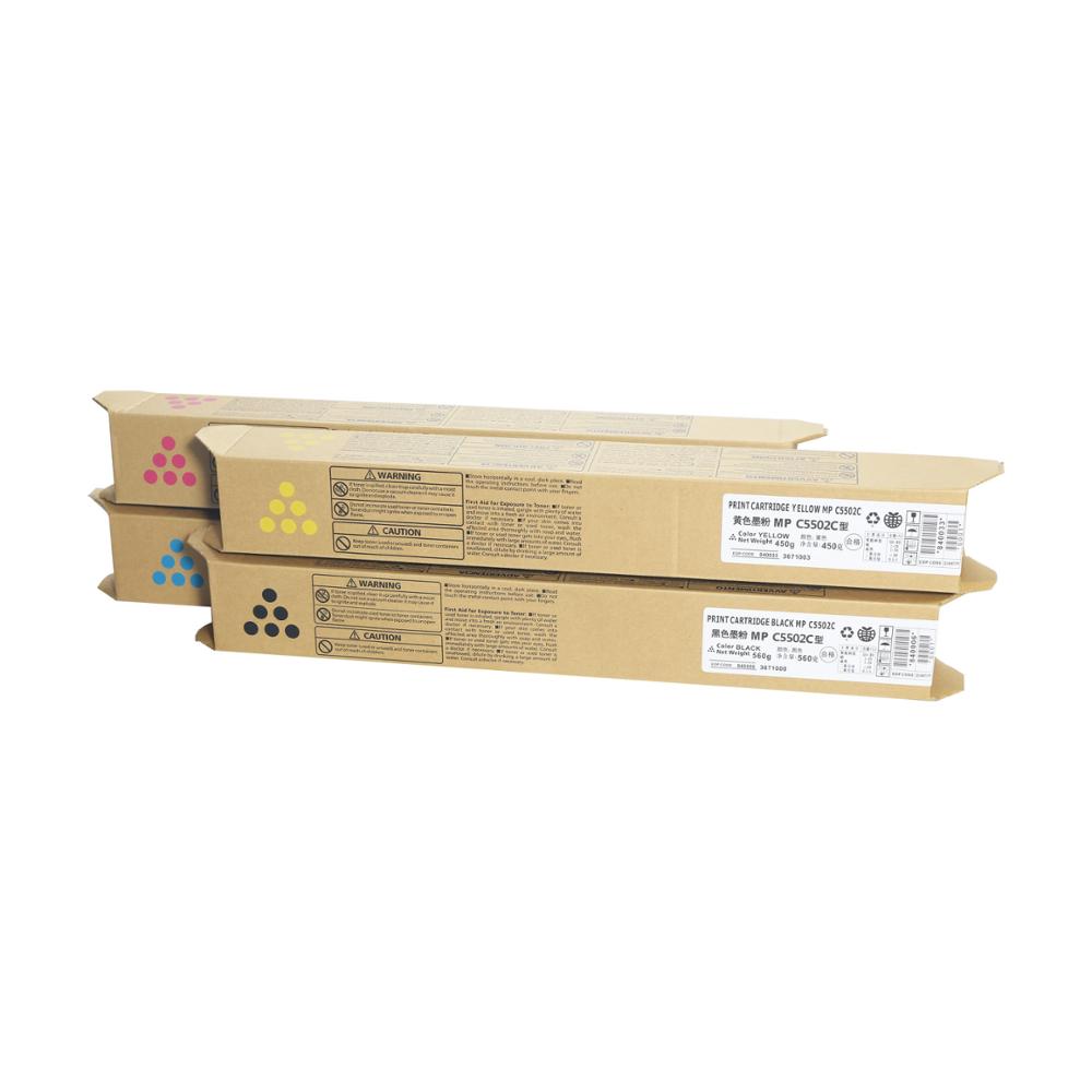 MPC5502 копир тонер комплект совместимый тонер для Ricoh aficio MPC3502 MPC3002 MPC4502 MPC5502