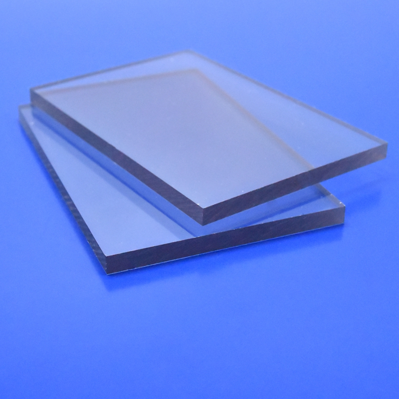 Clear polycarbonate solid roof sunshade panel