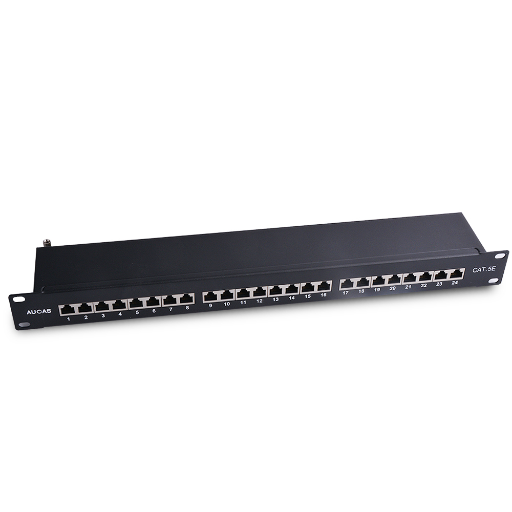 8P8C RJ45 Cat5e 24 порта 1U FTP Ethernet сетевой патч-панель