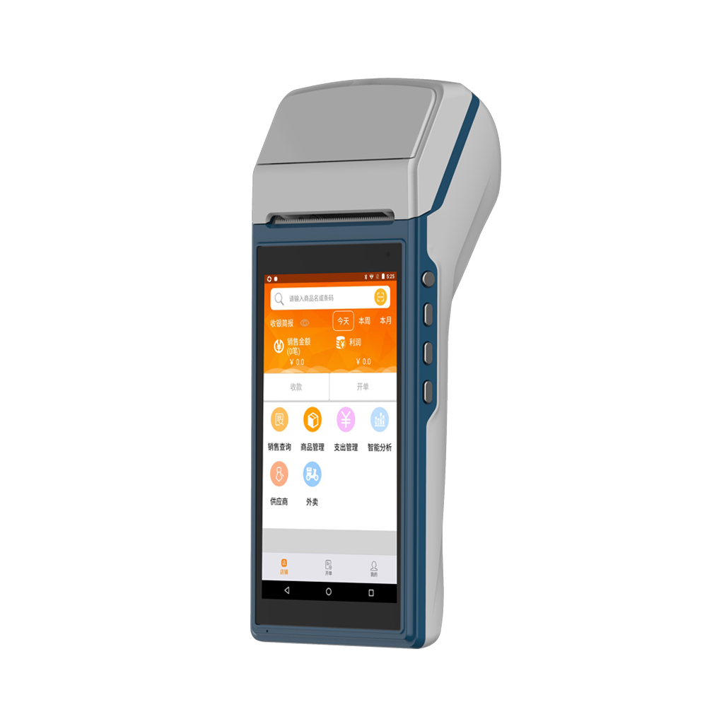 ZKC5502 GPRS 3G 4G WiFi Android портативное POS-устройство с принтером