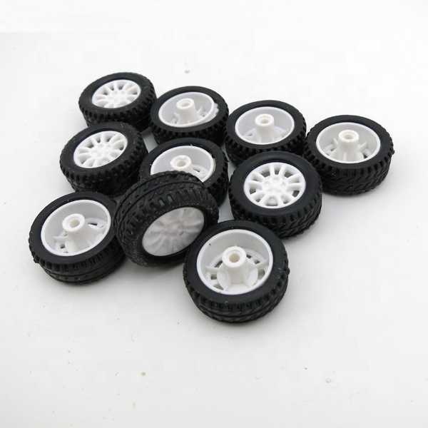DIY model parts rubber tires toy wheel toy parts for STEAM