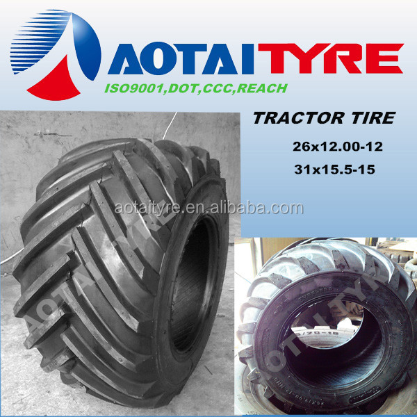 Высококачественная шина для садового трактора 26x12.00-12 31x15.5-15
