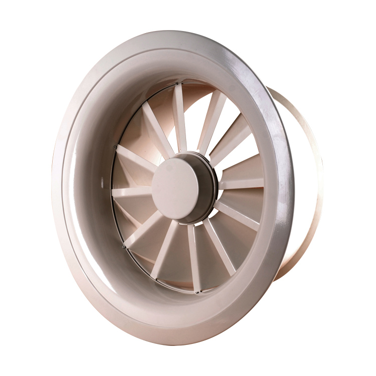 HVAC ventilation systems adjustable aluminium round swirling air diffuser