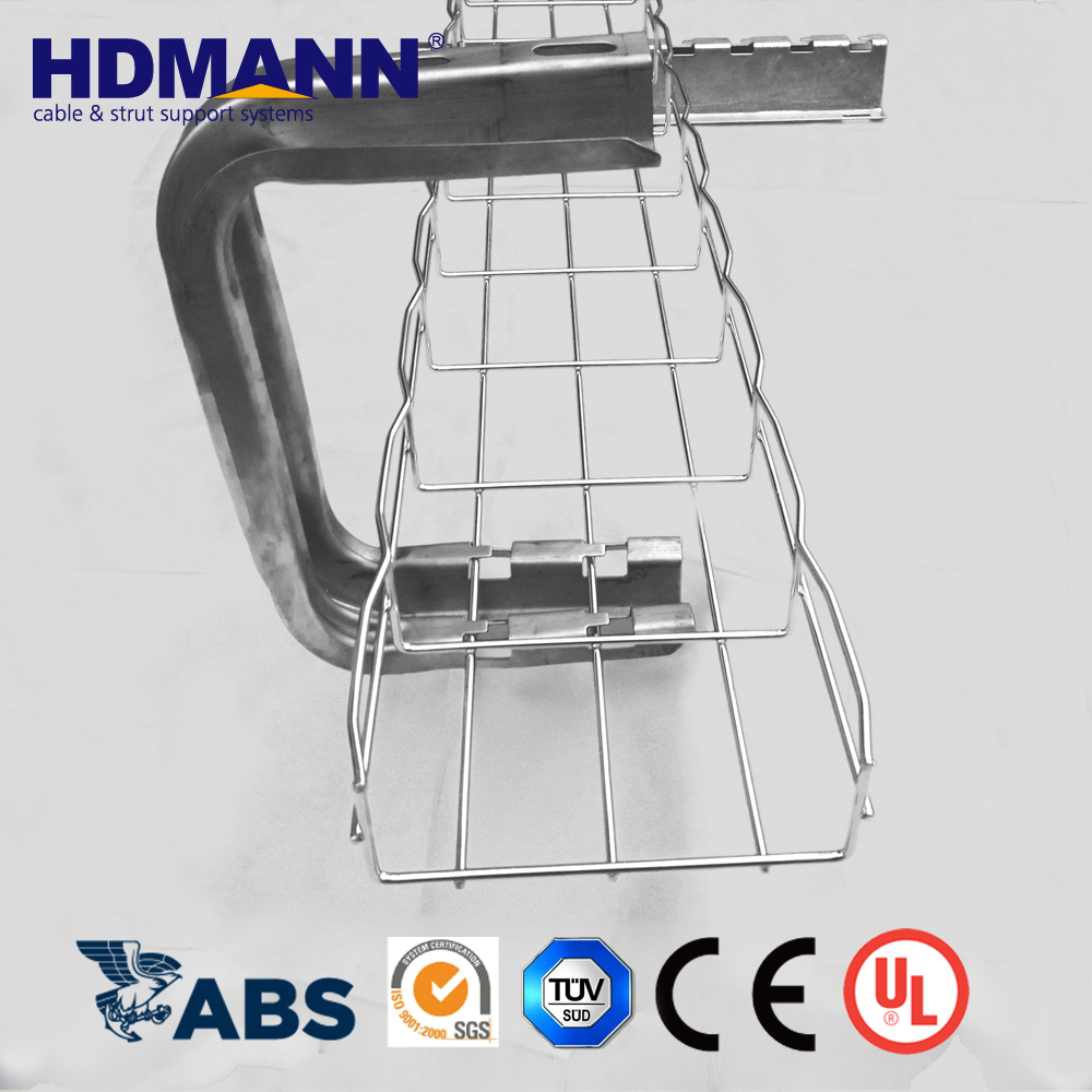 Hdmann, высококачественные аксессуары для проводки, Оцинкованная Стальная Сетчатая система поддержки кабеля