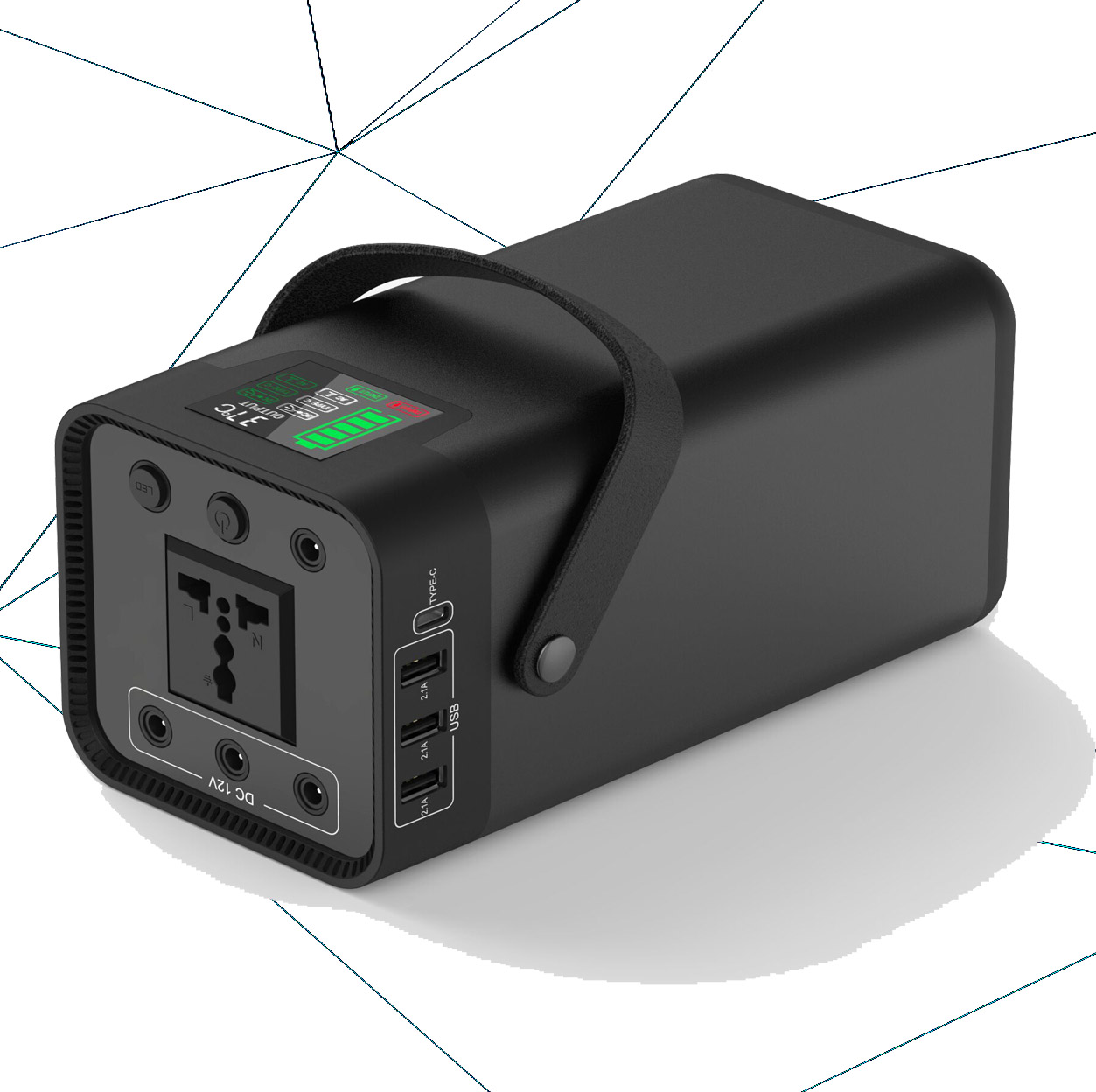 Блок питания переменного тока Lipower, портативная батарея 200 Вт, резервная система питания, внешний аккумулятор