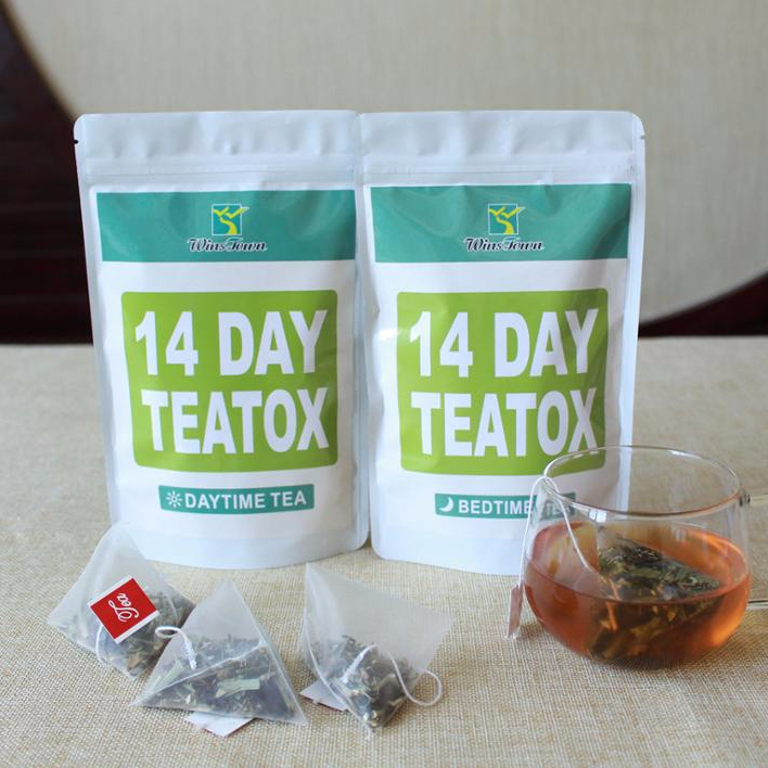 14-дневную узкие Детокс чай Am и Pm Teatox с фирменной торговой маркой сервис