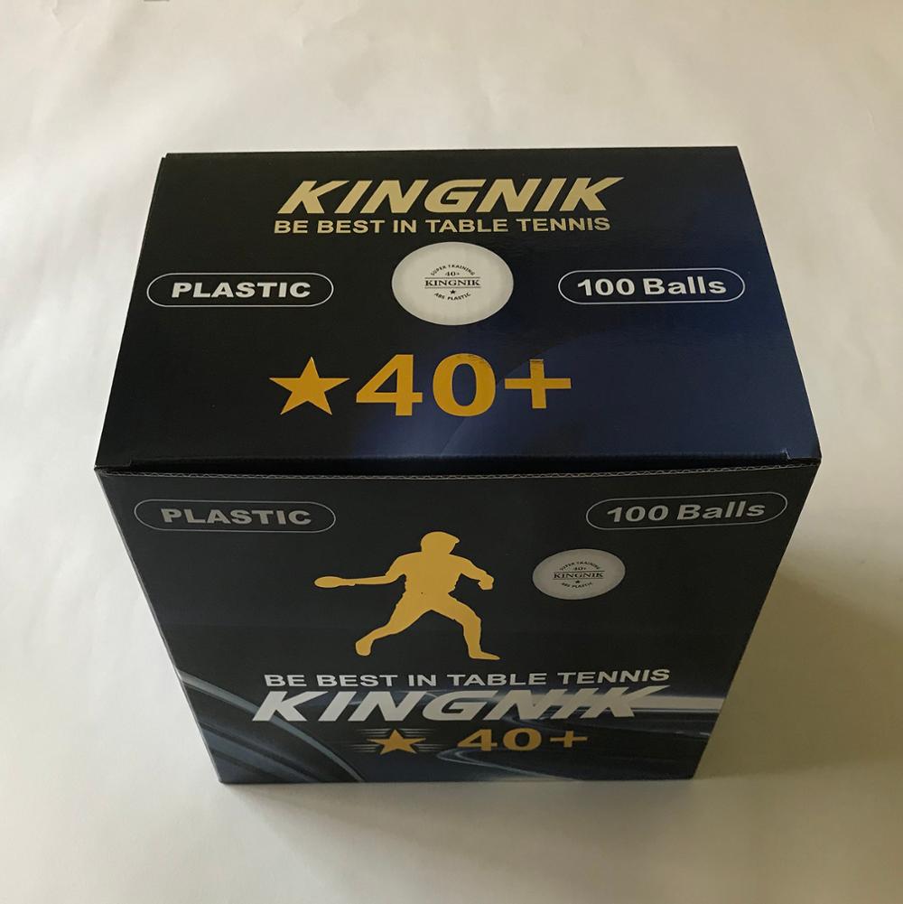 1 * star Супер тренировочный мяч KINGNIK 40 + белый пластиковый мяч для настольного тенниса (Версия США)