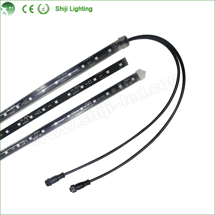 3D effect led vertical Meteor tube led pixel dmx rgb led tube rgb dmx light for decorated Disco Wedding stage