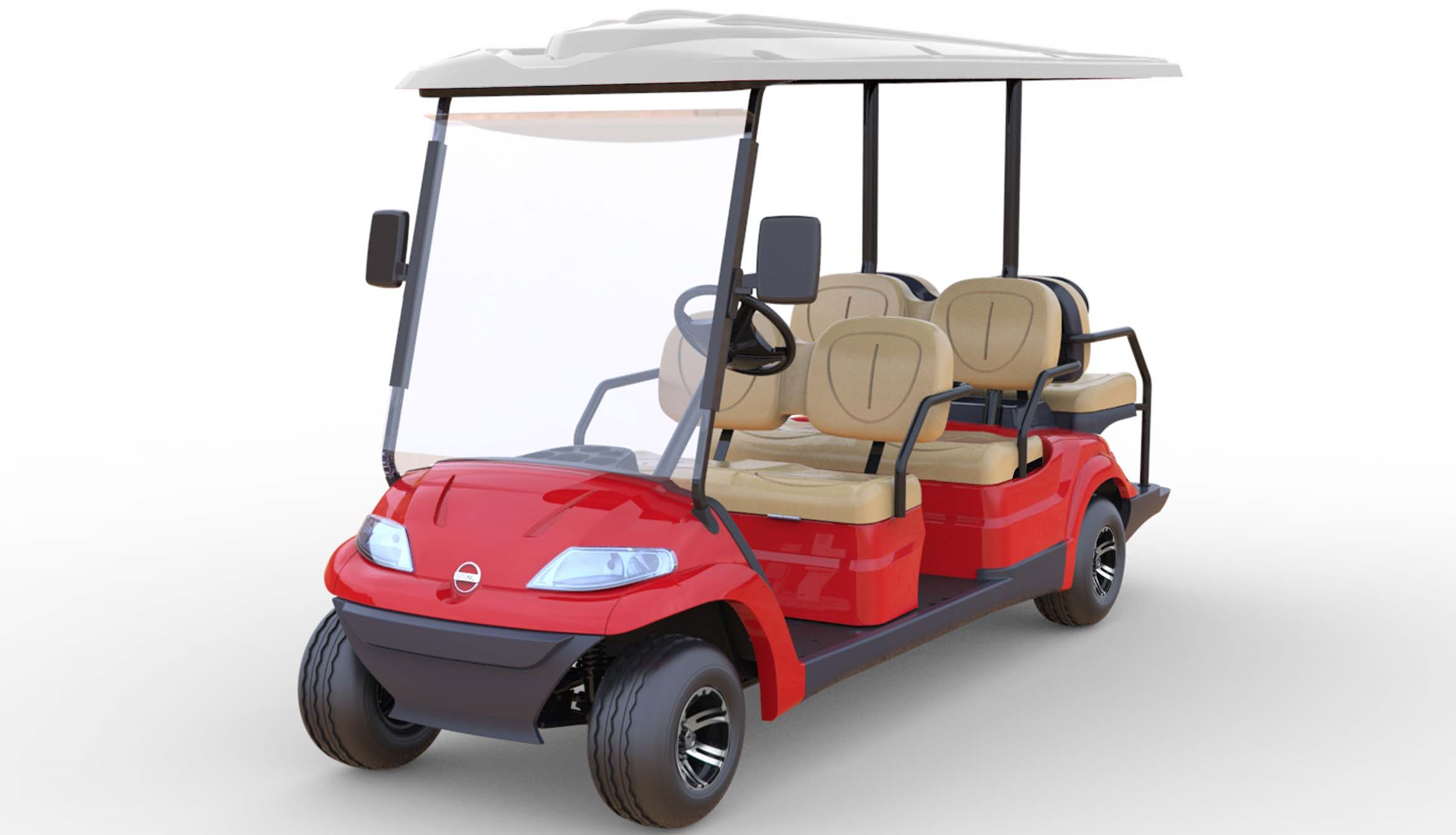 LVTONG Golf Car- 4 + 2-местный электромобиль на батарейках LT-A627.4 + 2 С сильной системой переменного тока