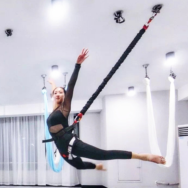 Высококачественное Полноразмерное оборудование для упражнений на банджи Prior Fitness, включая банджи, устойчивые ленты, оборудование для аэройоги
