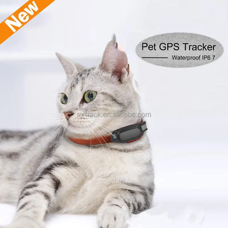 Gps Tracker Waterproof Waterproof Mini GSM GPS Dog/Cat Locator Waterproof Gps Cat Tracking Collars Tracker