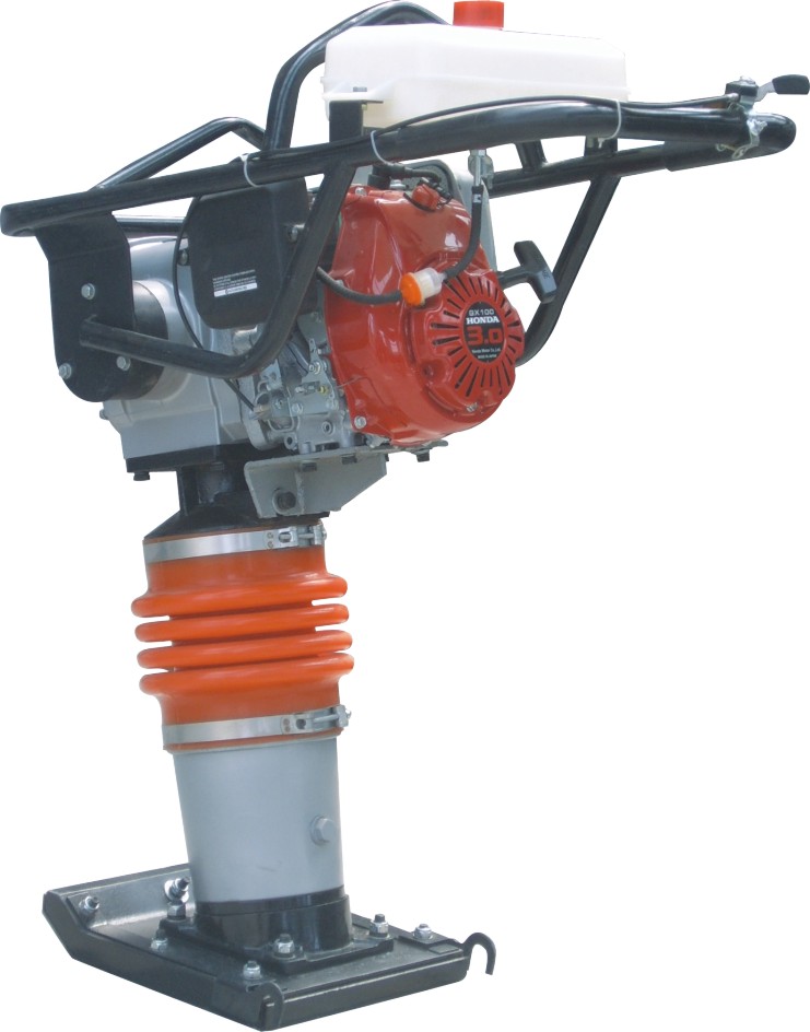6.5hp 4 тактный грязь тромбовочный виброкаток с прыгающим компенсатором трамбовки оперативная память уплотнитель