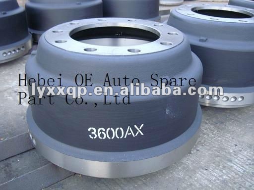 Brake drum auto spare parts YORK , HINO,ISUZU,MITSUBISHI,NISSAN