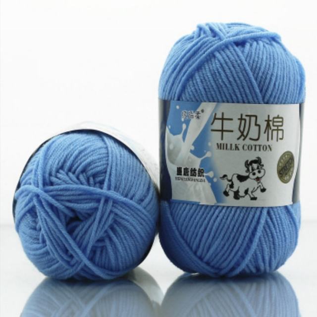 Бесплатные образцы ручной вязки 100% 3ply 4ply 5ply 8ply детское молоко хлопок акрил клубок ниток в Китае