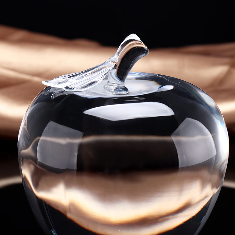 Оптовая продажа светодиодных кристаллов apple для рождественского подарка