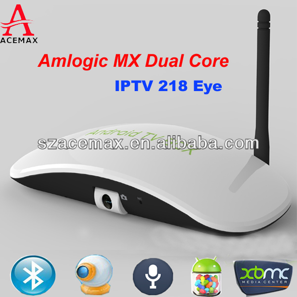 Amlogic 8726 1 ГБ ddr и 8 ГБ HDD флэш-A9 дуады Ядро Android 4.2 Google TV Box с веб-камера