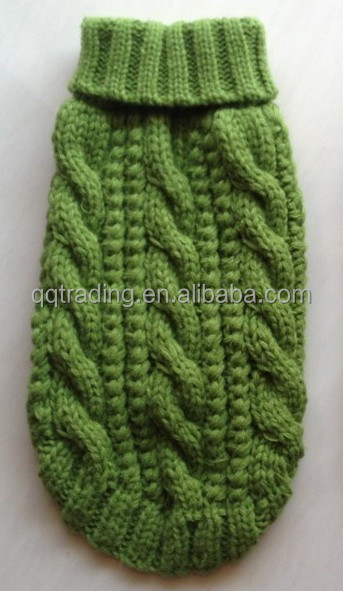 Pet's Custom Cable Knit Jumper Dog sweater