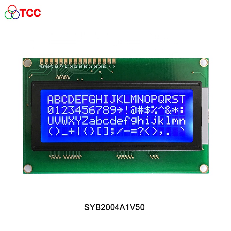 TCC (2004A1V50) 16 pin 7066CBXB 6800 4bit/8bit SPI 3/4-провод I2C последовательный/параллельный экран ЖК-дисплей 20x4