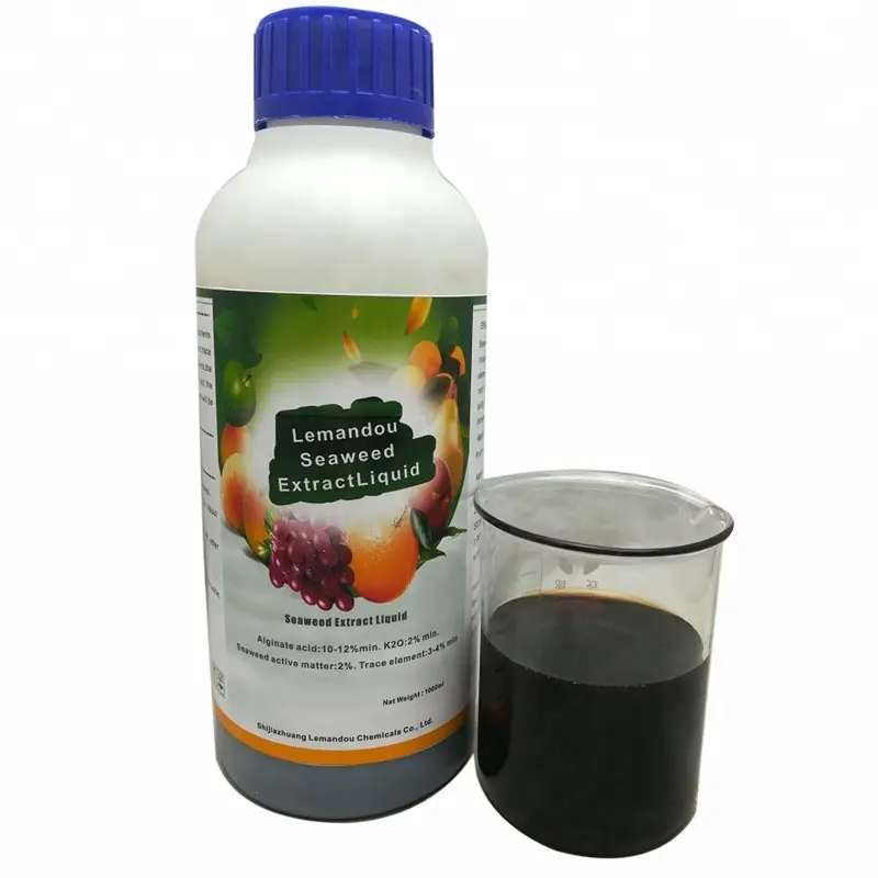 Agricultural hydroponic nutrients solution water soluble seaweed extract powder/flake fertilizer