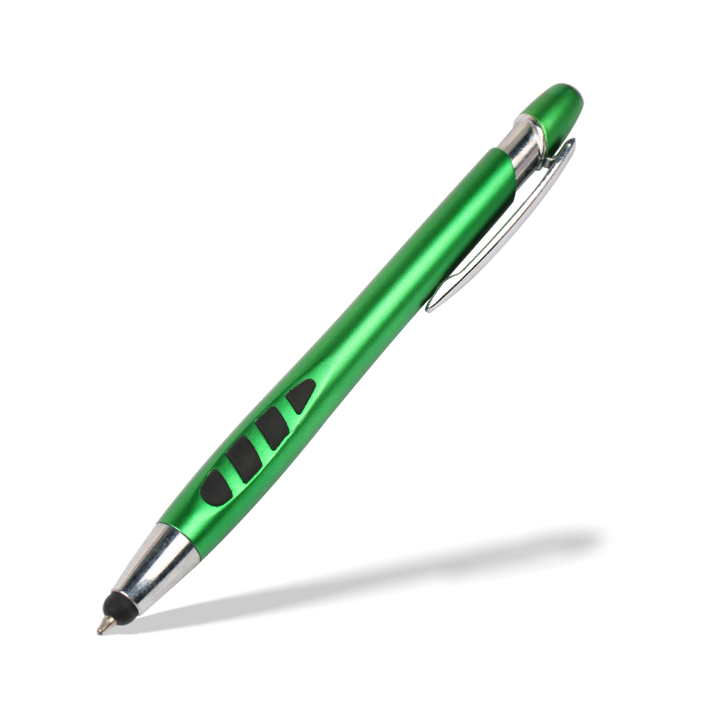 Бесплатный образец рекламы сенсорный экран Стилус Ballpen Пользовательские печати металлический цвет шариковая ручка с цанговым механизмом с Мягкой рукояткой