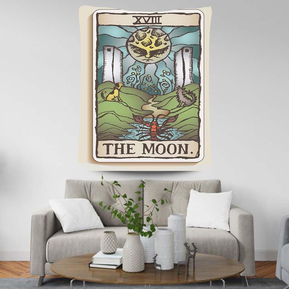 Настенный Гобелен из полиэстера Tarot с индивидуальным дизайном и размером, 150 Х200 см, 3D-печать для украшения дома