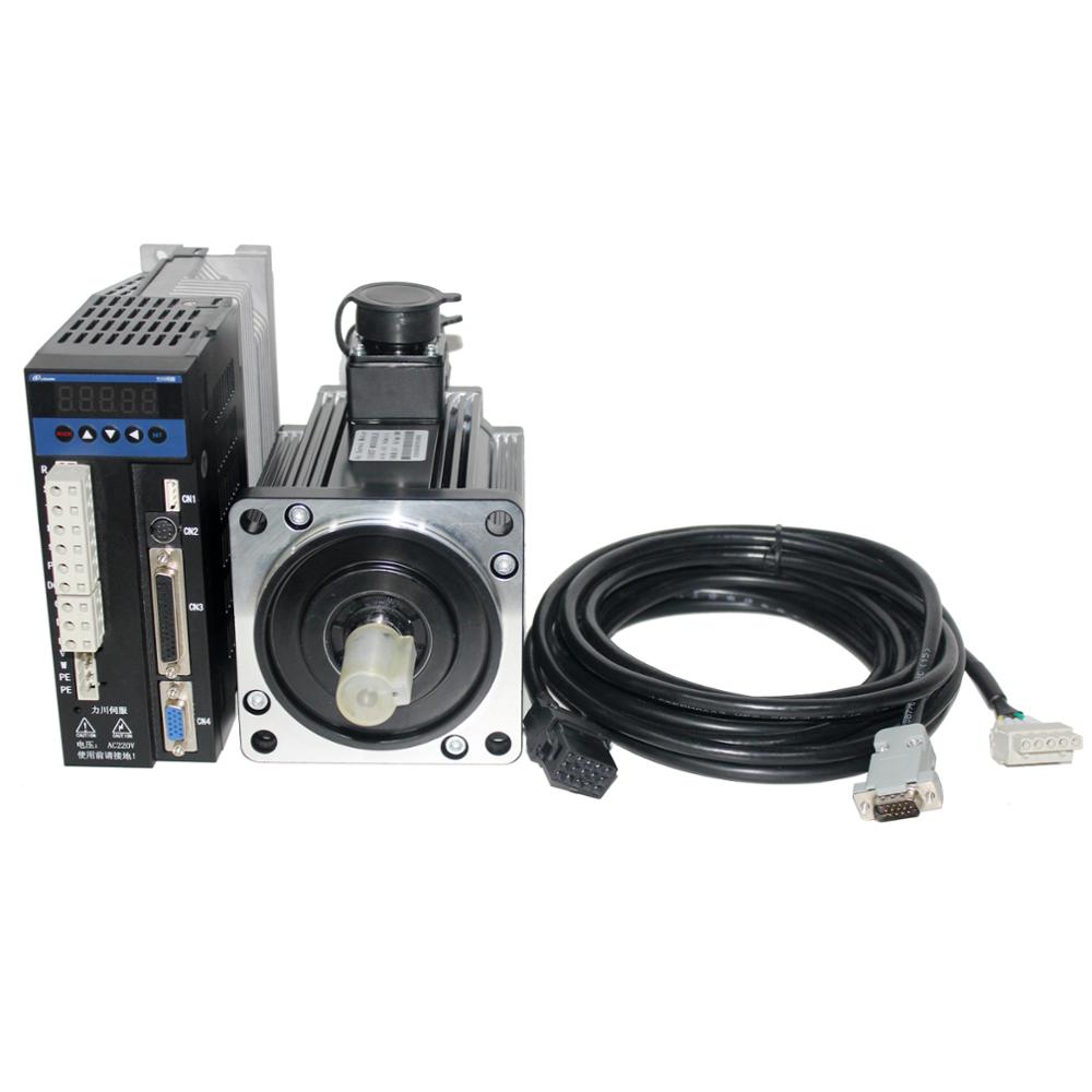 220V 130ST-77025 2KW 7.7N.M 130mm Ac servo motor with servo drive