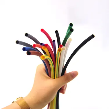 china hot selling flexible  PE  material colorful k-2 heat shrink tube polyolefin tubing