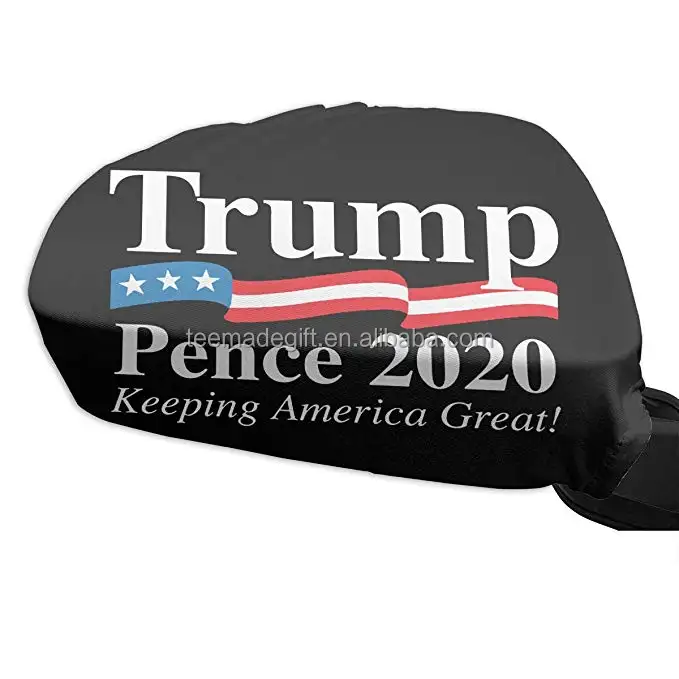 Трамп 2020 сохраняет американский автомобиль с боковым зеркалом крышки флаг
