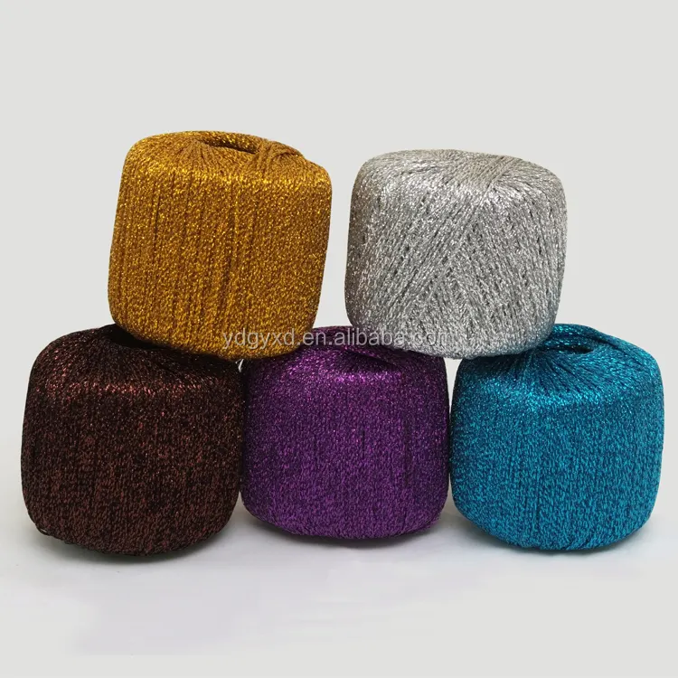 wholesale Weaving/Knitting yarn metallic yarn for Weaving/Knitting