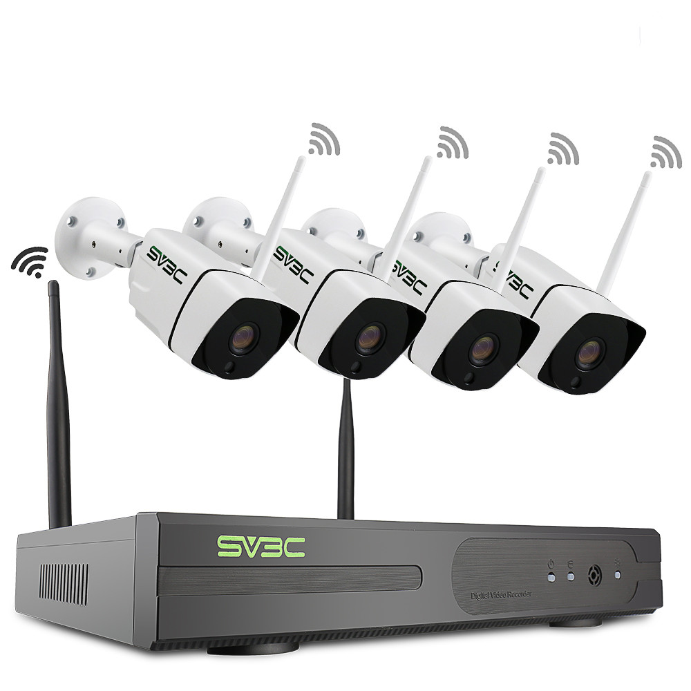 4-канальный комплект видеорегистратора cctv, наружная беспроводная камера безопасности