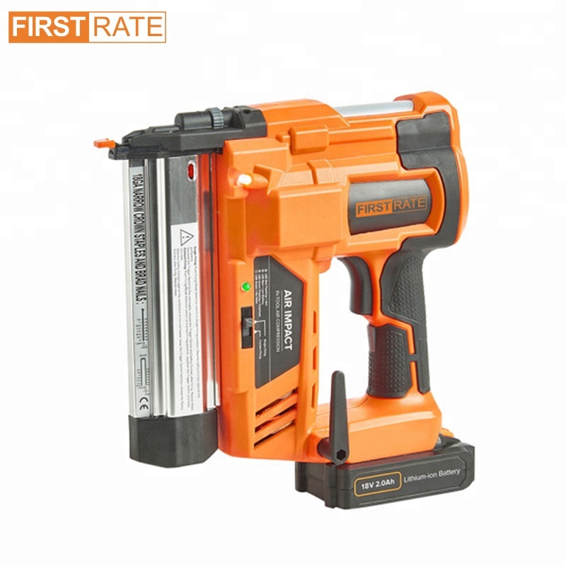 First rate high quality 18v li-ion 2 in 1 cordless Nail Gun Brad Nail