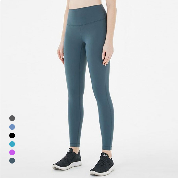 Factory supply cheap high waist womens bamboo cotton eco-friendly elastic workout full length leggings