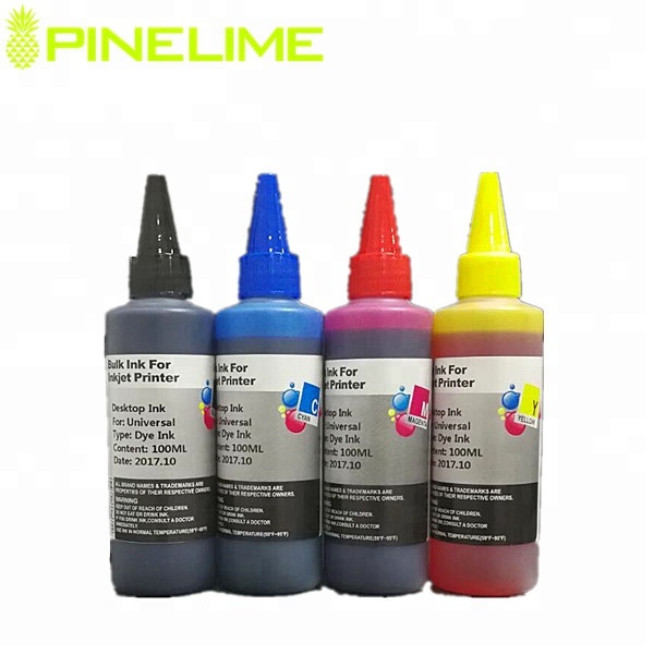 Universal 100ML Refill dye Ink for remanufactured cartridge