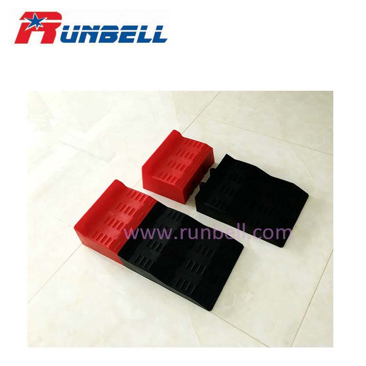 RV Caravan level ramps for tandem wheels