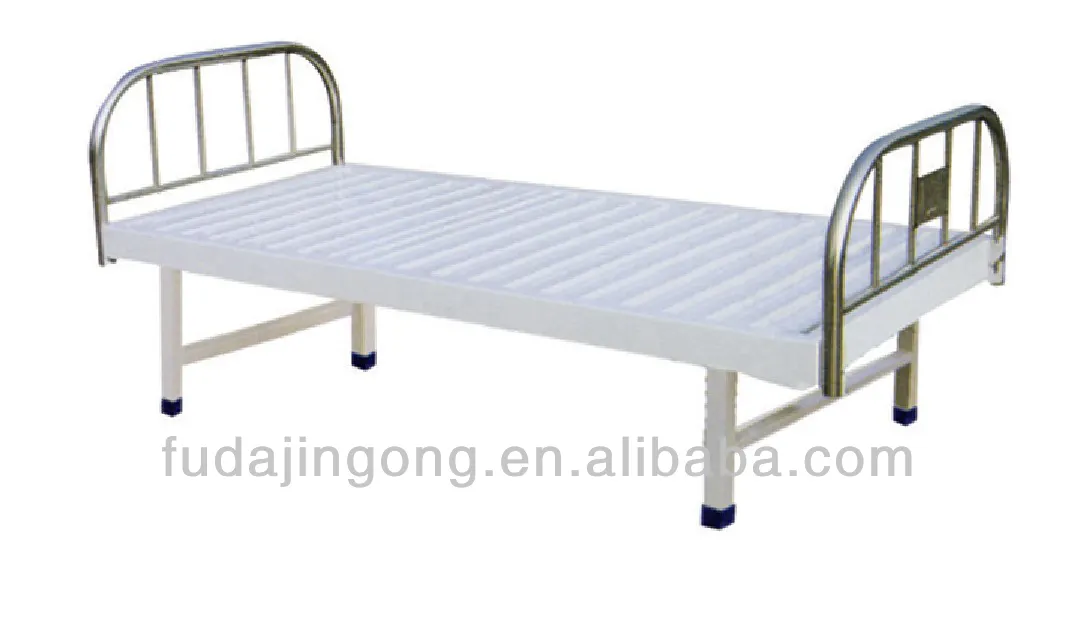 A-39 дешевые больничной койке, нержавеющая сталь кровать, складной младенческая кровать
