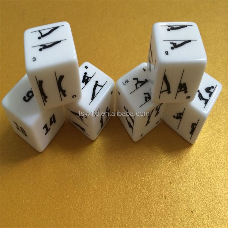 Пользовательский логотип игральные кости для взрослых забавная секс-игра