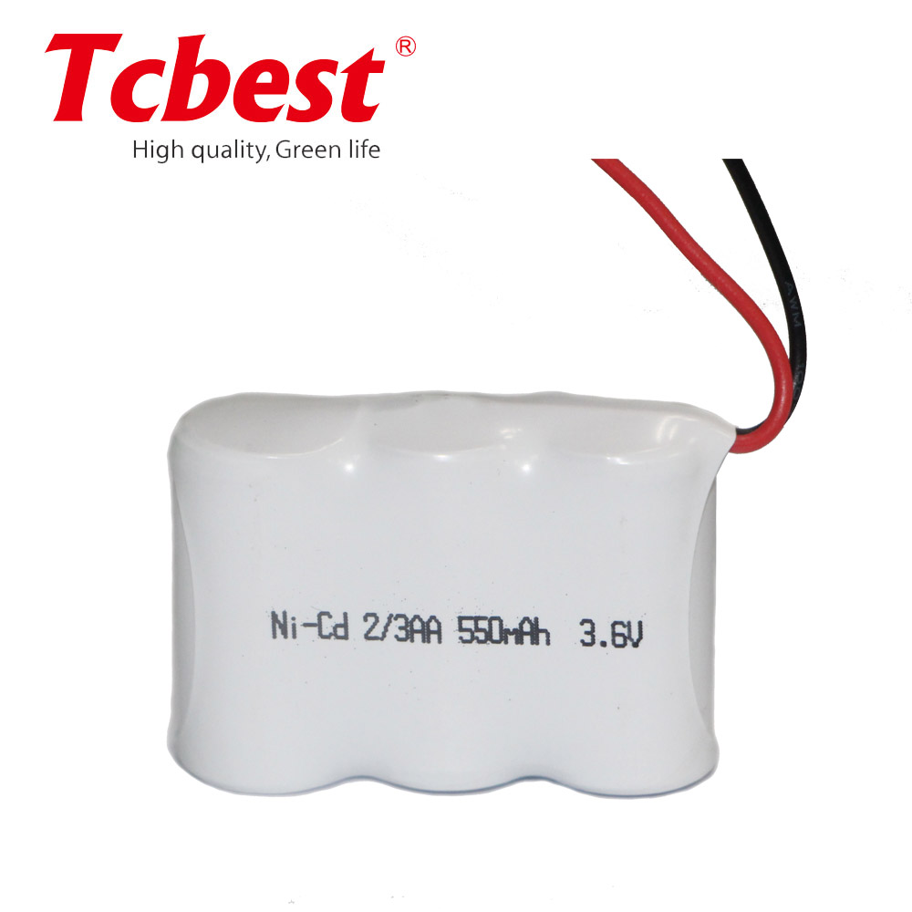 Ni-cd батарея 6v 2200mah аккумуляторная батарея для фонарика