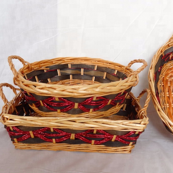 Плетеная корзина из ивы, подарочная корзина, корзина для цветов