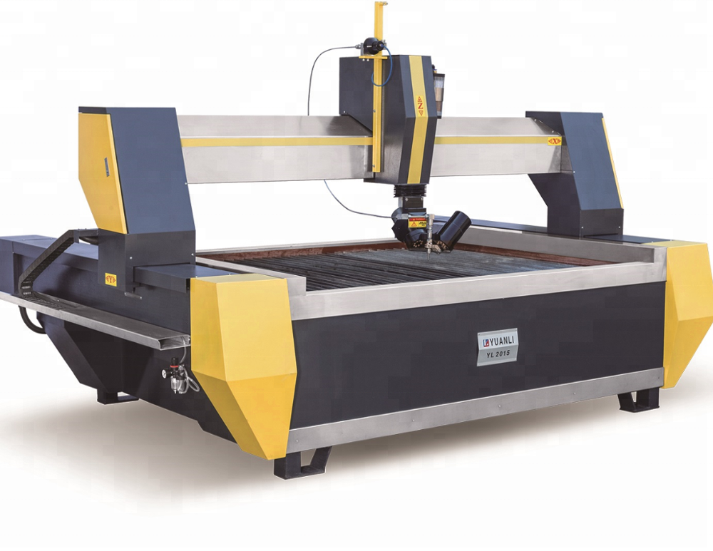 Бренд YL CNC 5 осей 60000 psi абразивная Водоструйная режущая машина высокого давления