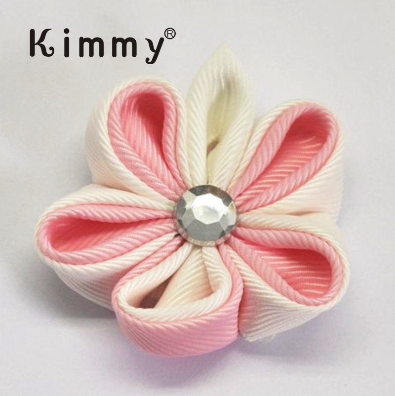 Милые японские банты для волос Kanzashi, зажимы для девочек и детей
